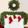 Рождественский венок для входной двери Искусственная сосна и красные ягоды Зеленый декор В помещении На улице Праздничное подвесное украшение