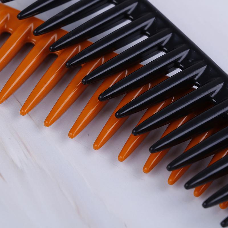 1 шт. расческа с хвостиком, салонная щетка для волос, парикмахерский инструмент, сделай сам, расчески с широкими зубцами