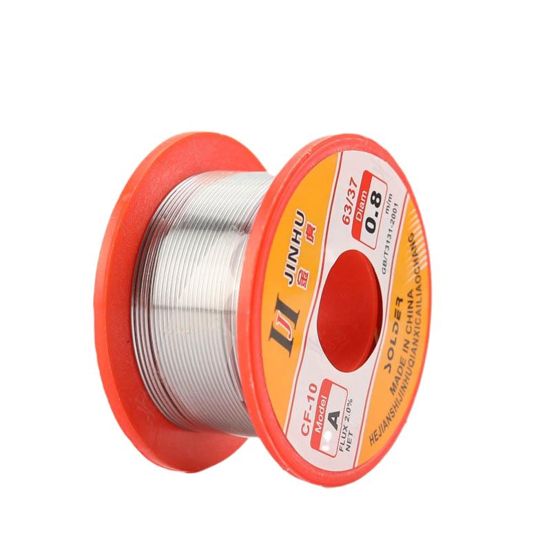 Высокочистый оловянный припой 50 г проволочный припой с флюсом канифольным сердечником оловянная проволока для ремонта низкотемпературный
