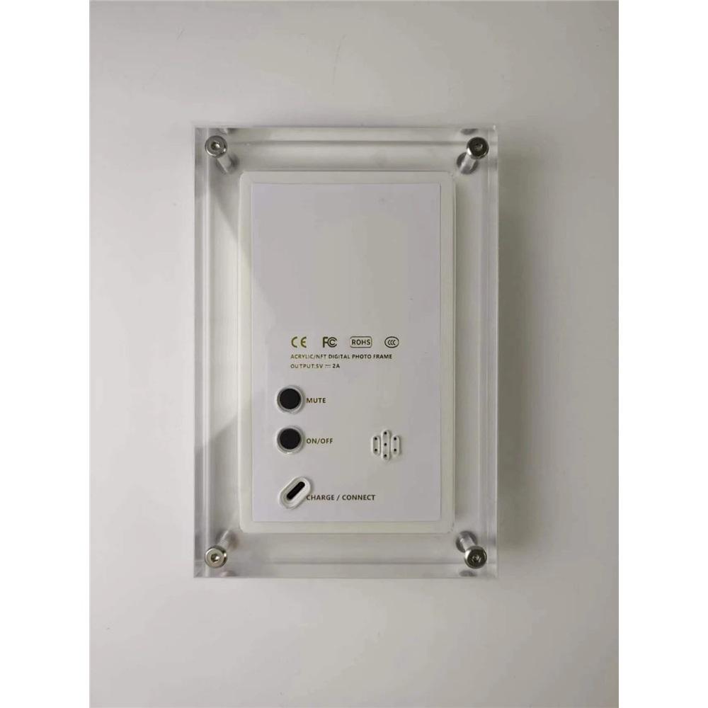 Акриловая цифровая фоторамка, 5/7 дюйма, 1000 мАч, вертикальный дисплей IPS-экрана, память 4 Гб