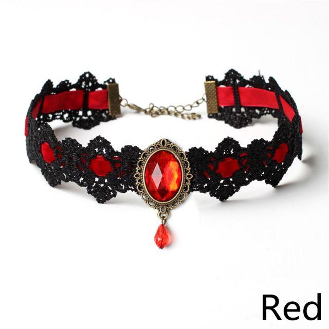 Европейское и американское преувеличенное черное фланелевое короткое женское ожерелье сексуальное украшение на шею цепочка на шею для вечеринки в честь Хэллоуина