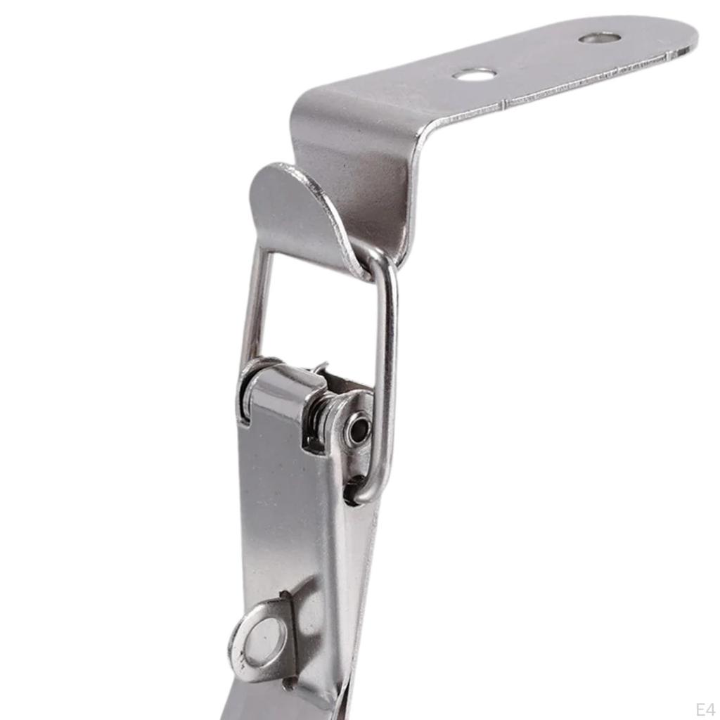 6 шт. 90-градусный крюк-запорный болт, прямоугольная дверная защелка, защелки, зажим для коробки