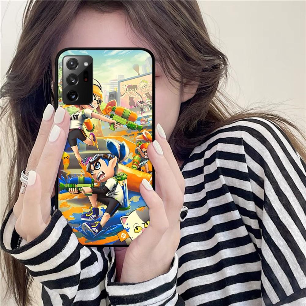 Splatoon Phone Case For Samsung Note 8 9 10 20 Pro Plus Lite M 10 11 20 30 21 31 51 A 21 22 42 02 03