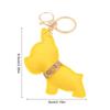 Брелок для ключей в виде собаки-бульдога, аксессуар из искусственной кожи, брелок для собак, украшение на рюкзак для любителей домашних животных и автолюбителей