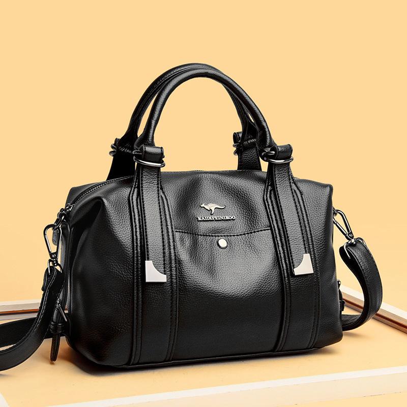 Luxurious Soft Leather Women's Handbag Large Capacity Casual Women's Shoulder Bag