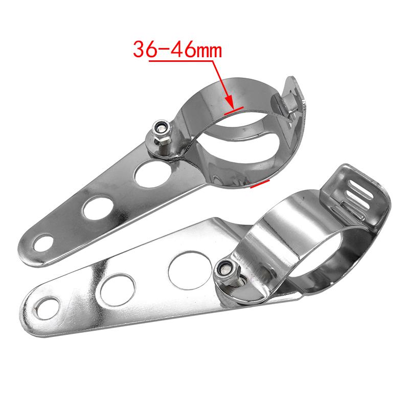 Универсальный мотоциклетный монтажный кронштейн для фар, вилка, регулятор ушей, держатель-зажим для Chopper Bobber Cafe Racer, аксессуары