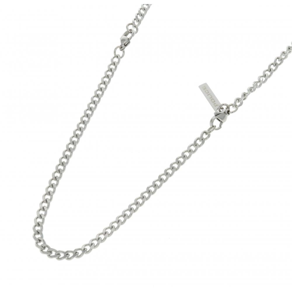 [Police] REACTOR Stainless Steel Necklace 24232PSB05 Comes with Dedicated BOX and Paper Bag