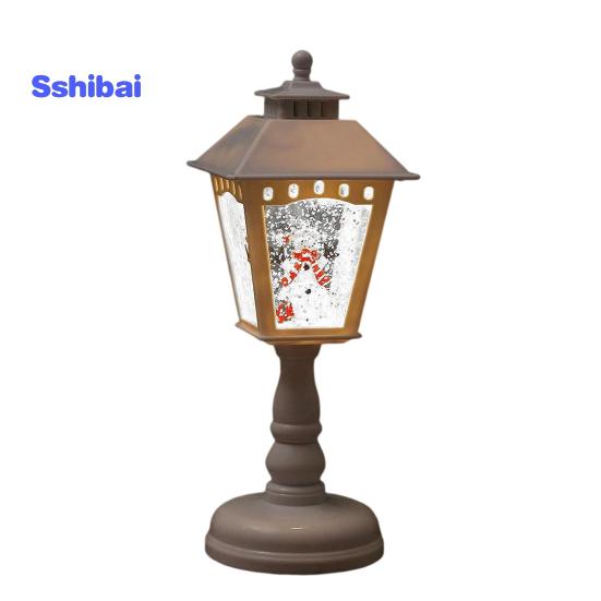 Рождественский снежный шар, свечи, лампа на батарейках, жуткая вращающаяся вода, блестящий снеговик, Рождественская елка, ночник