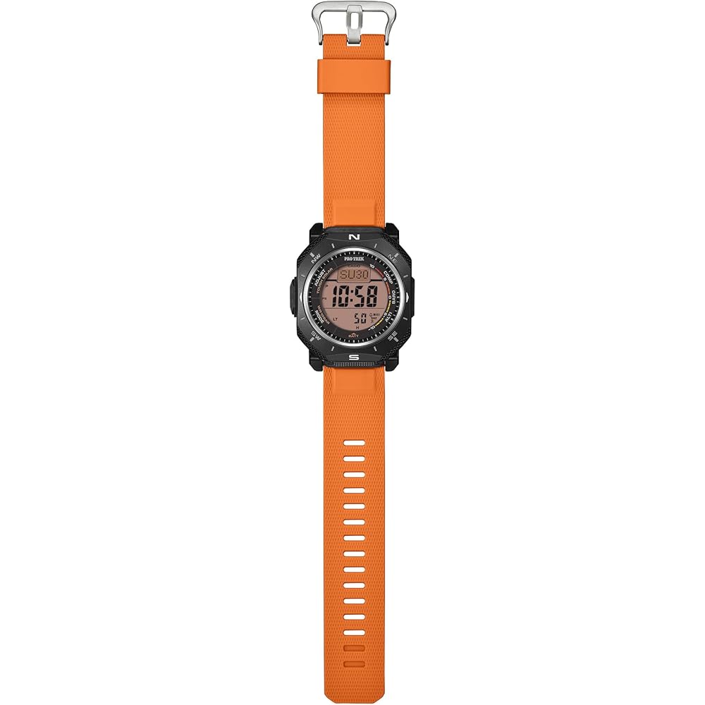 Мужские часы Casio Pro Trek Climber Line Tough Solar Экологичные PRG-69-4JF Оранжевые