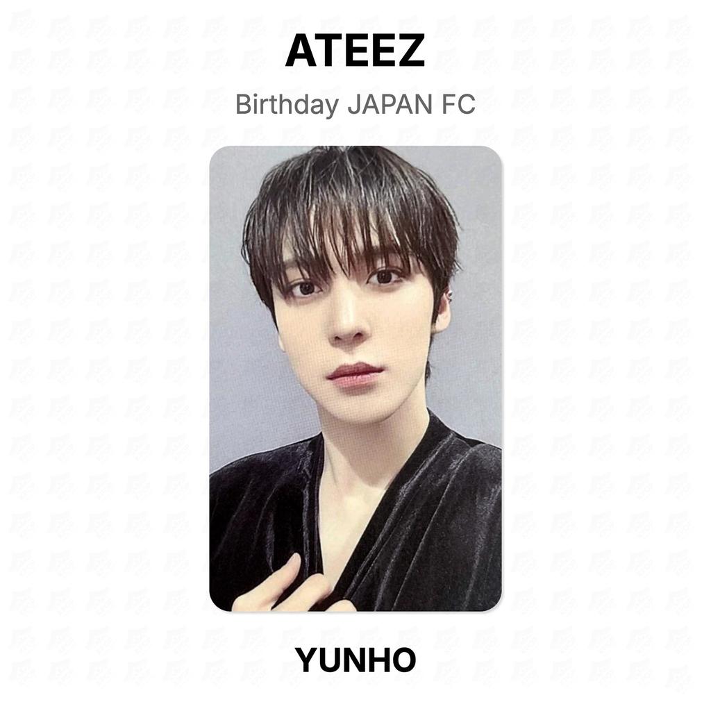 ATEEZ Официальная фотокарточка к дню рождения JAPAN FC