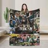 All Of Us Are Dead Flannel Blanket Spring  Soft Throw Blanket for Girls Boys Living Room Funny Bedspread Sofa Bed Cover