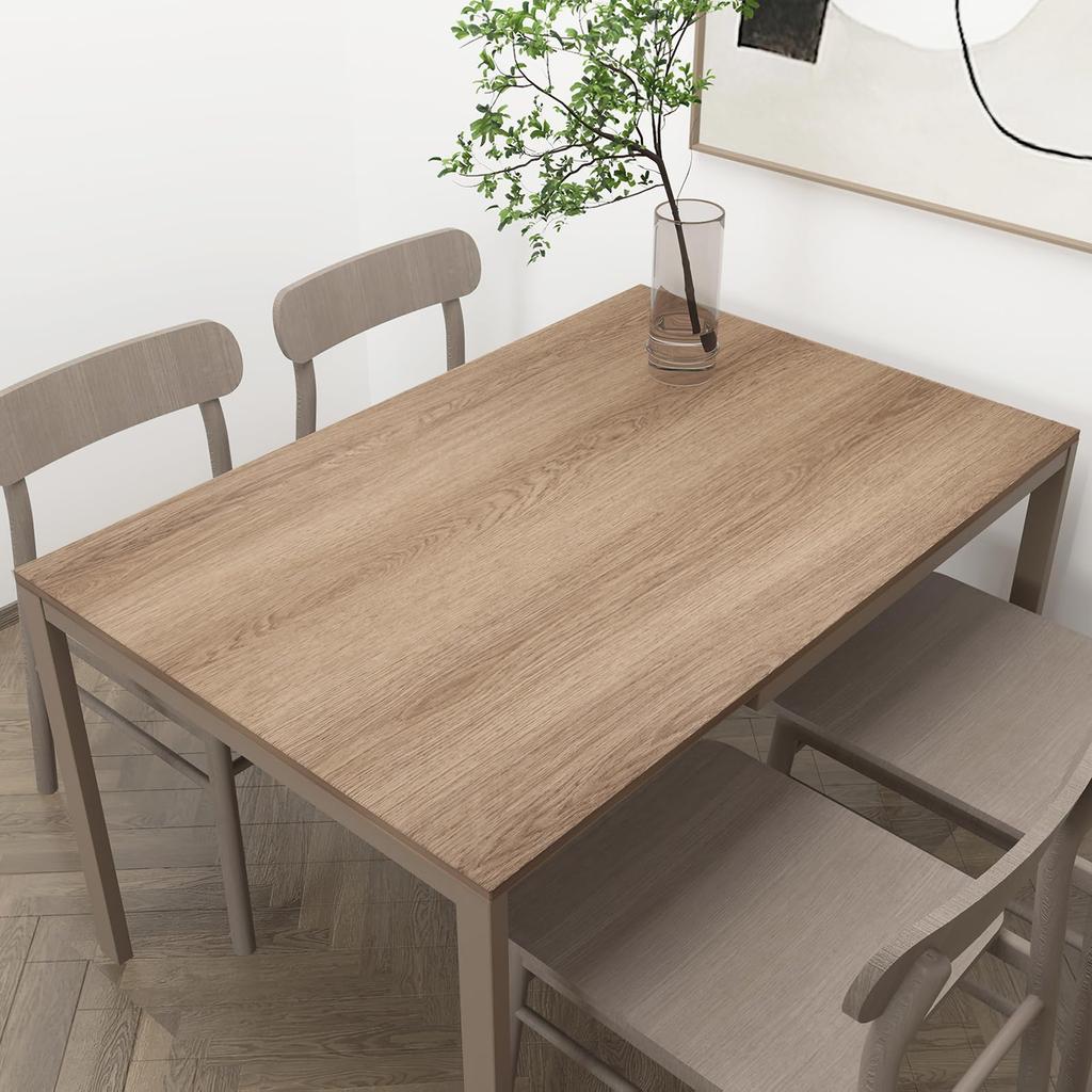 TOTIO Walnut Wood Grain Remake Ultra Wide Brown Wood Grain Wallpaper Oil Heat Light Brown Wood Grain Cutting Kitchen Bathroom Decoration Stylish