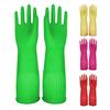 1 Pair Dishwashing Gloves Waterproof Stain-Resistant Non-Slip Design Easy To Clean Heat-Insulated Gloves Kitchen Cleaning Tool