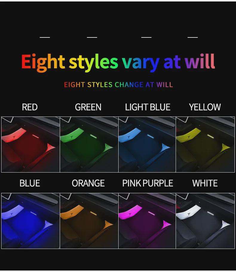 LED Car Interior Rhythm Lights with App Control