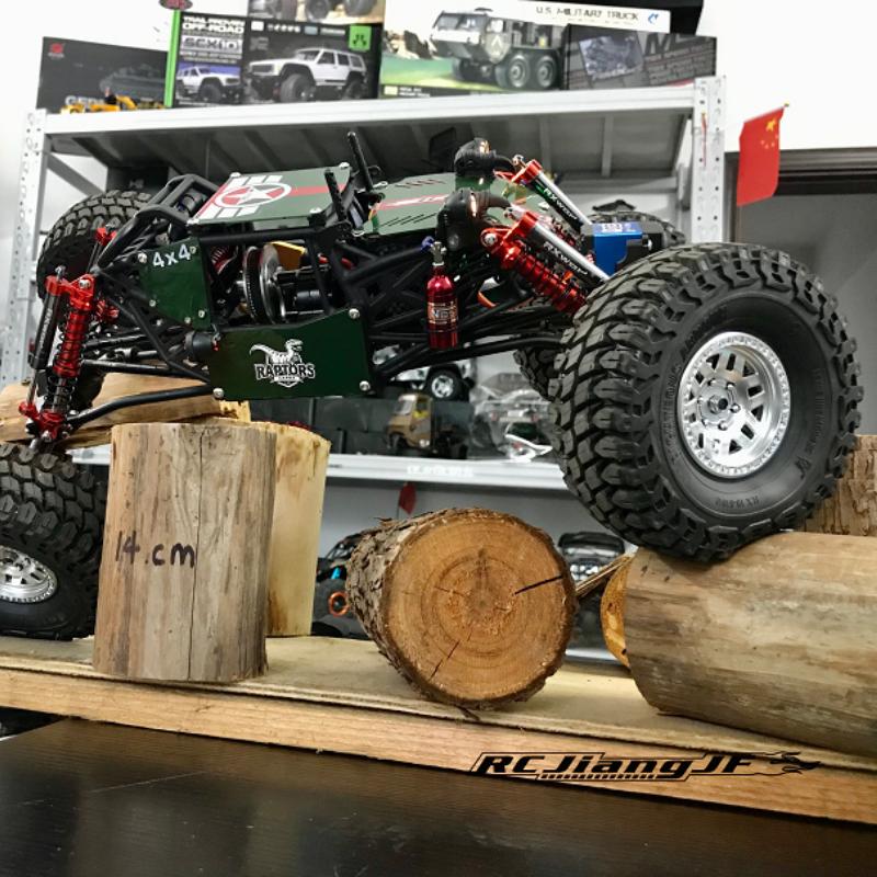 Передняя и задняя портальная ось из алюминиевого сплава, обработанная на станке с ЧПУ для гусеничного автомобиля 1/10 RC Axial SCX10