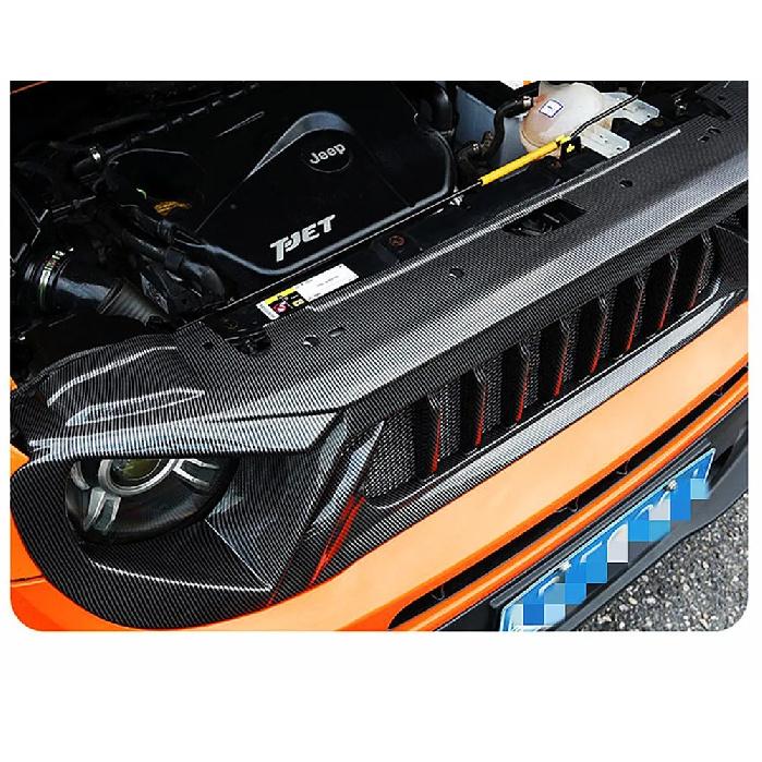 Для 2016 17 18 19 20 21 22 23 Jeep Renegade Гоночные решетки матовая карбоновая решетка воздухозаборник стайлинг экстерьера аксессуары для тюнинга деталь