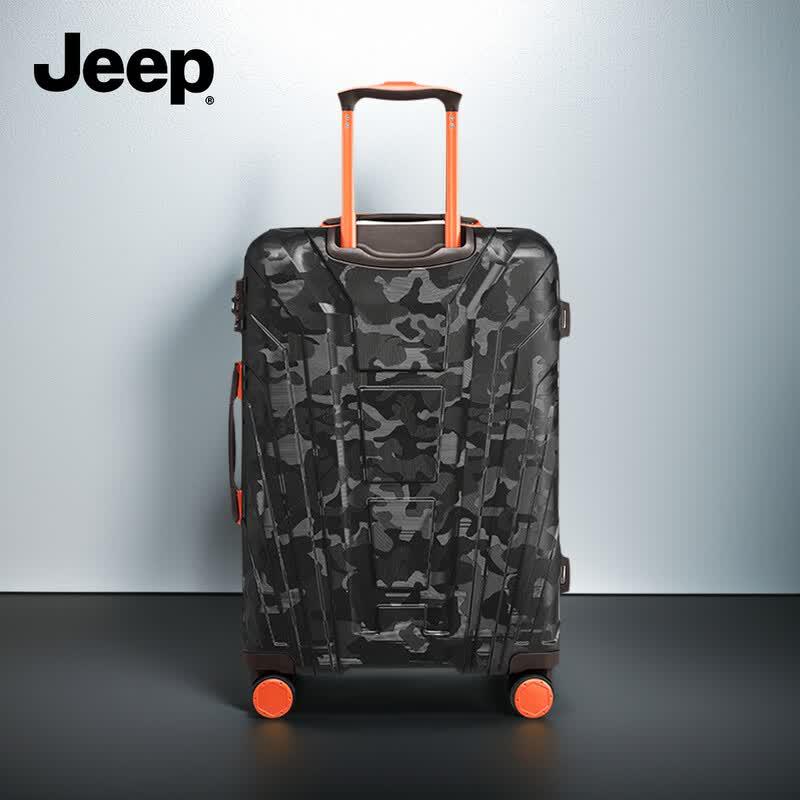 Jeep Чемодан-спиннер серии "Горы" с отделением для влажных и сухих вещей
