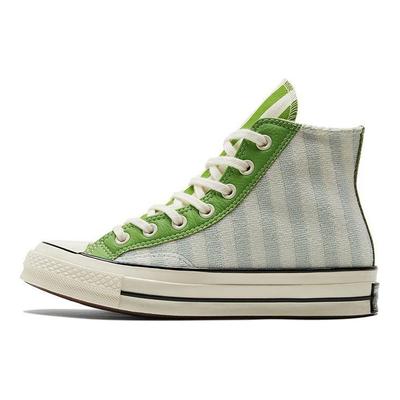 Chuck Taylor All Star Color Block универсальные нескользящие прочные амортизирующие высокие парусиновые туфли женские кроссовки зеленые синие 572865C