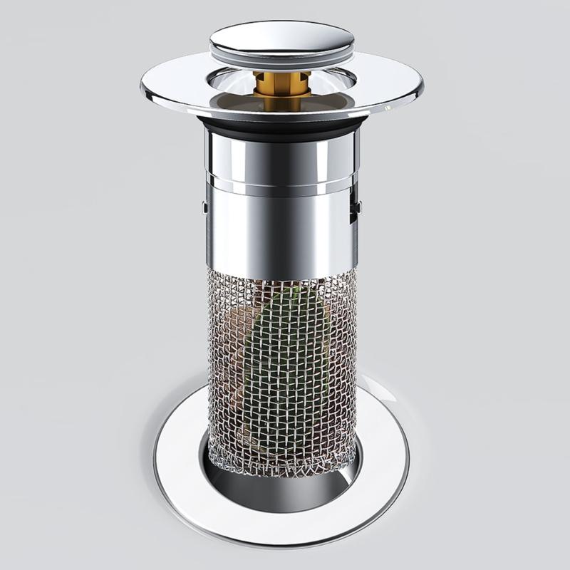 Convenient & Reliable Sink Plug Effective Hair Filter & Quick Drainer Universal Compatibility Say Goodbye to Clogs