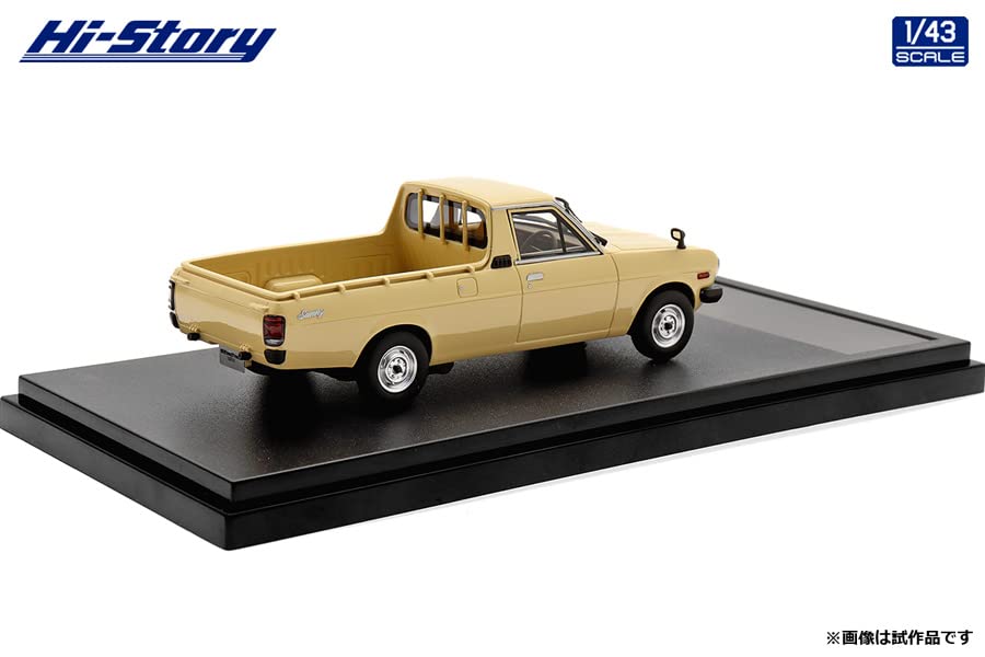 Привет История Масштаб 1/43 Datsun Sunny Truck Длинный кузов Делюкс (1979) Бежевая готовая модель