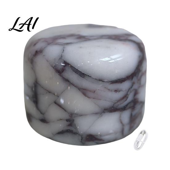 Travel Friendly Lamp Natural Marble Desk Touch Control Rechargeable Lamp Cordless Night Light Wireless Light Dimming Table for Bedroom