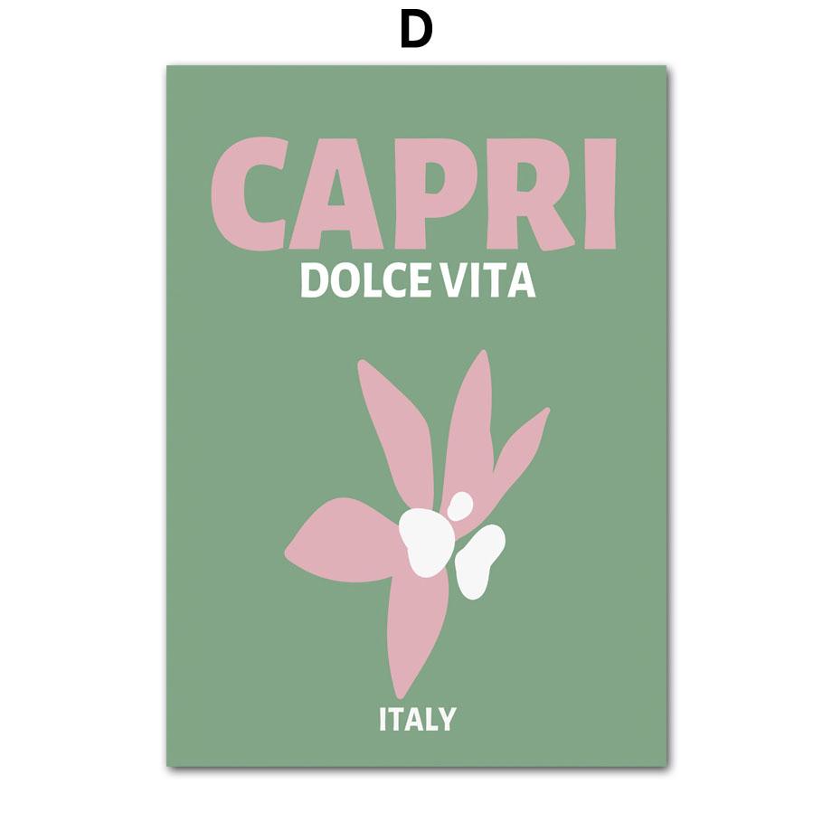 Знаменитый Город Путешествий Майами Бонди Пальмы Капри Настенное Искусство Холст Живопись Абстрактные Постеры Принты Картины Для Гостиной Домашний Декор