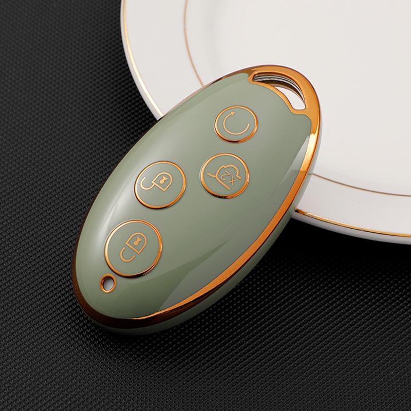 Чехол для ключа BYD Song Max: Защитный чехол из ТПУ для ключа-пульта Song DM, Yuan Pro, S7.