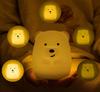 Silicone night lamp Teddy Bear LED RGB