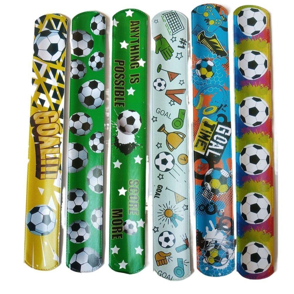 12PCS Hand Ring Football Papa Circle Snap Wrap Football Clap Circle  Party Supplies