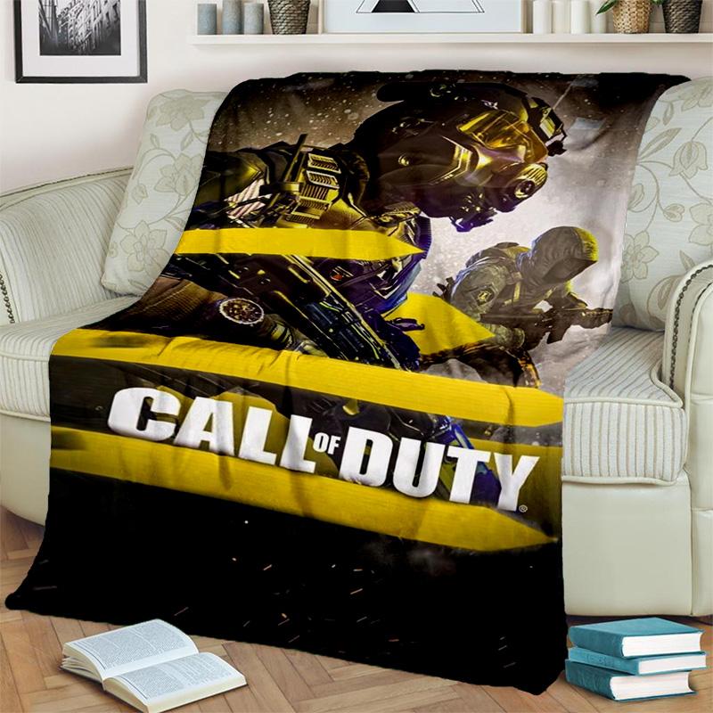 3D Call of Duty, Игра COD, Плед для Геймера HD, Мягкий Плед для Дома Спальни Кровати Дивана Пикника Путешествия Офиса Покрывало Дети