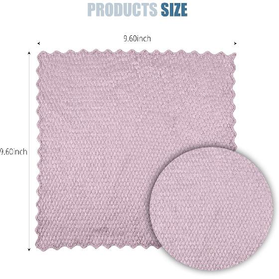 5 Pcs Extra Soft Microfiber Cleaning Cloths – High-Absorbency, Quick-Drying, and Non-Scratch for Electronics, Glass, Windshields, and Kitchen