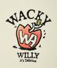 WACKY WILLY One-Point Short Sleeve Pullover Knit Ivory