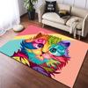 Cute Cat Carpet Living Room Children's Crawling Mat Doormat  Living Room Area Rug Games Area Washroom Floor Mat Kawaii Yoga Rug