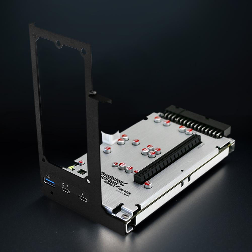 TH3P4G3 Mini Thunderbolt-Compatible GPU Dock 85W PD Charging Graphics Card Dock 40Gbps for Laptop To External Graphic Video Card