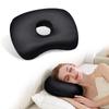 Cotton Filling Side Sleeping Pillow Portable Ear Guard Pillow Soft Ear Hole Donut Pillow  Bedroom