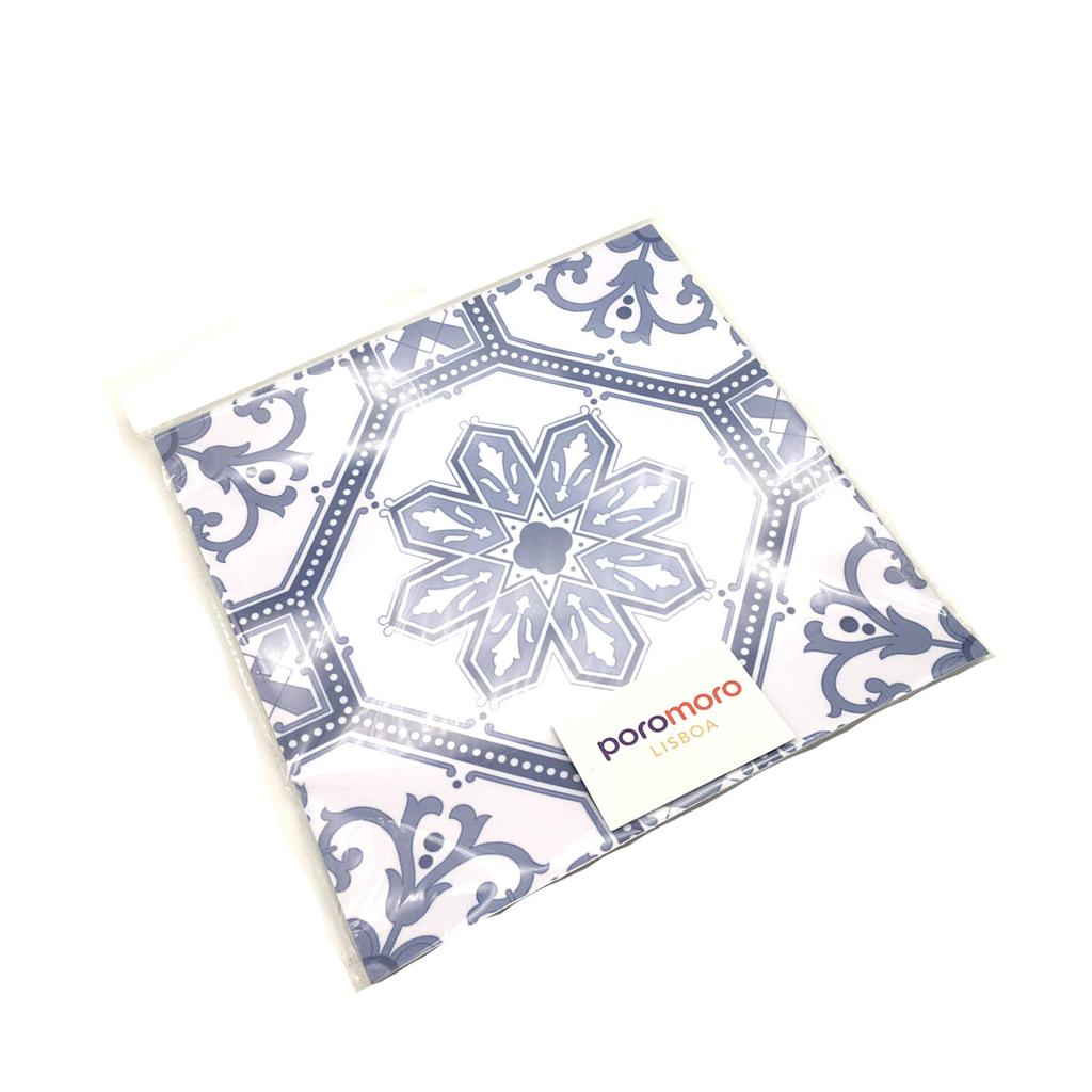 Наклейки на плитку Poromoro Portuguese Spanish Azulejo Peel and Stick, набор из 16 наклеек на мозаичную плитку для кухни и ванной комнаты (11.9,29)