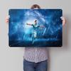 Sergio Agero Football Poster Customized Vintage Metal Signs Wall Art Retro Tin Plaque for Soccer Fans Coffee Bar Accessories