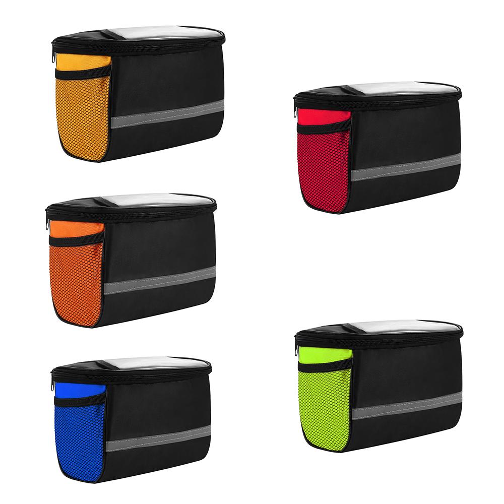 Reflective Basket Pouch Bike Front Tube Pannier Bicycle Handlebar Bag Cycling Bags