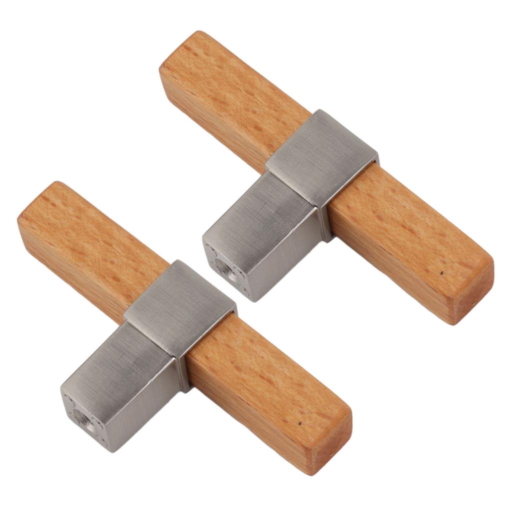 2 шт. Деревянные мебельные ручки Одно отверстие Ручка-кнопка для кухонного ящика, шкафа, кладовки