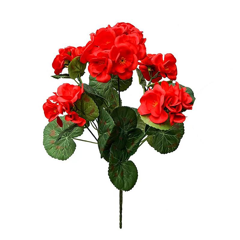 1шт. Букет бегоний, практичное украшение для дома, модные зеленые растения, современный шелковый цветок, имитация искусственного цветка