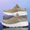 Fashion Men Half Slippers Mesh Breathable Casual Shoes Lightweight Man Loafers Summer Outdoor Non-slip Mens Walking Sneakers