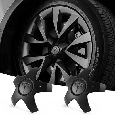 2016-2021 Model X 1420238-00-A 20-дюймовый колпак на колесо с Т-образным логотипом, центральные заглушки, декоративные аксессуары для колпаков колес автомобиля