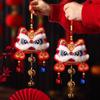 2026 год Лошади Праздничное подвесное украшение Лев для танца Новый весенний дизайн Ветряной колокольчик со знаком Фу для гостиной