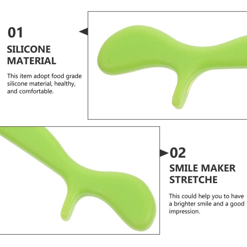 3 цвета Массажер для тренировки улыбки ртом Силиконовый тренажер для лица Тренажер для челюсти и губ