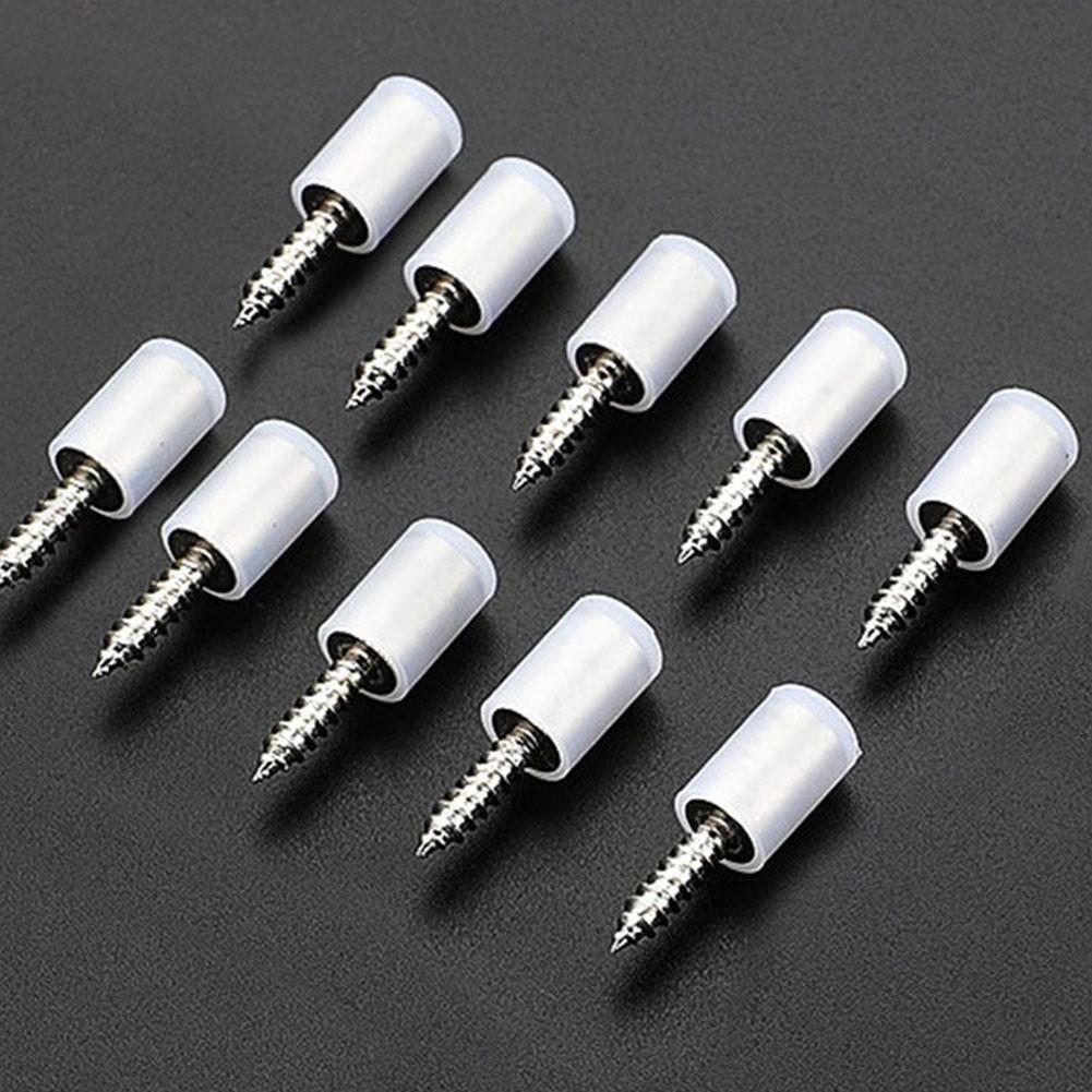 Опорные гвозди 26*7,5 мм, 8/20 шт., кронштейн для гвоздей, встроенный винт