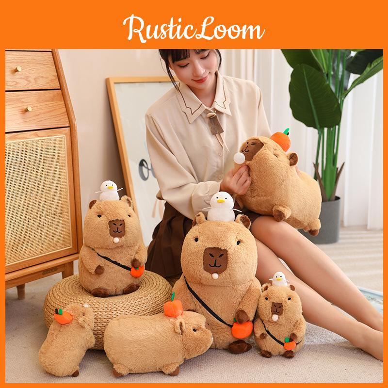 Cute Capybara Plush Toy Adorable And Soft Stuffed Animal Pillow Doll Perfect Gift For Kids