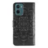 For Motorola Moto G05 4G Case PU Leather Mandala Imprinted Design Wallet Phone Cover