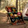 One Piece Theme Printed Blanket - Perfect for Couch, Bed, Travel & Outdoor Use | Machine Washable, Cozy & Durable.