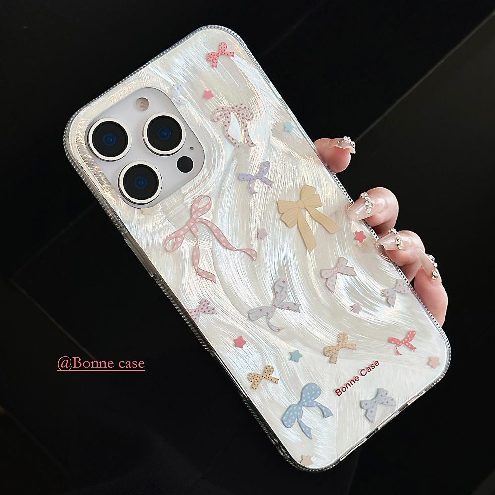 Яркий чехол-бант с улучшенным дофамином для iPhone 17 Pro Max, совместимый с Apple iPhone 16, высококачественный защитный чехол