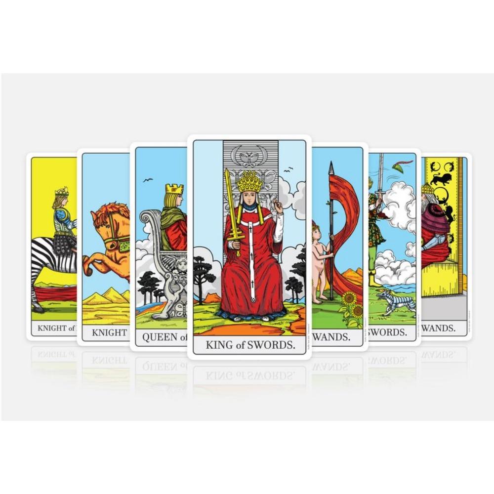 Коллекция таро Shuffle Tarot B Shuffled World of RWS Tarot Deck 80 шт. Карты Творческий способ рассказать историю 10,3*6 см